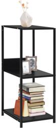 vidaXL Biblioteca mica, negru, 33, 5 x 39, 6 x 79, 7 cm, lemn prelucrat GartenMobel Dekor (288232) Biblioteca