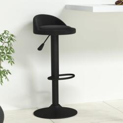 vidaXL Scaun de bar, negru, catifea GartenMobel Dekor (333587)
