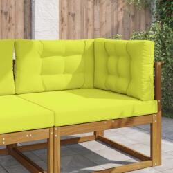 vidaXL Perna pentru canapea de exterior 3 pcs Verde Poliester GartenMobel Dekor (900885)
