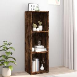 vidaXL Biblioteca/dulap TV stejar afumat, 36x30x114 cm, lemn prelucrat GartenMobel Dekor (826655) Biblioteca