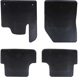 vidaXL Covor pentru masina 4 pcs Negru Cauciuc GartenMobel Dekor (42029105)