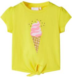 vidaXL Tricou pentru copii, galben, 104 GartenMobel Dekor (11245)