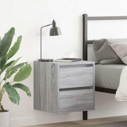 vidaXL Noptiera montata pe perete gri Sonoma 38x34x40 cm GartenMobel Dekor (861257)