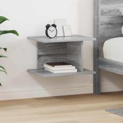 vidaXL Noptiera Gri Sonoma 40 x 30 x 25 cm Lemn compozit GartenMobel Dekor (891178)