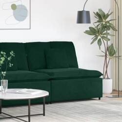 vidaXL Modul central canapea modulara cu perne, verde închis, 100 cm GartenMobel Dekor (4104431) Canapea