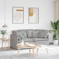 vidaXL Canapea modulara cu perne, gri nor, textil GartenMobel Dekor (3321246) Canapea