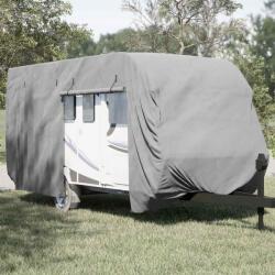 vidaXL Husa de rulota gri 670x250x220 cm Tesatura netesuta GartenMobel Dekor (4015868)