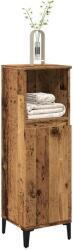 vidaXL Dulap de baie, lemn vechi, 30x30x100 cm, lemn prelucrat GartenMobel Dekor (857111)