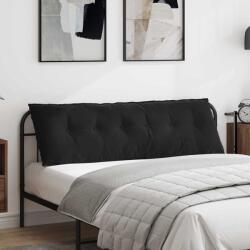 vidaXL Perna pentru spate Negru 160 x 50 cm Tesatura din corduroy GartenMobel Dekor (42014896)