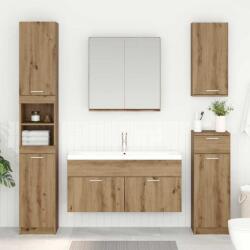 vidaXL Dulap de chiuveta Pe perete Stejar Artizanal 38, 5 x 100 x 46 cm GartenMobel Dekor (880442)