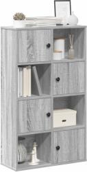 vidaXL Biblioteca, gri sonoma, 60x24x101, 5 cm, lemn prelucrat GartenMobel Dekor (860396) Biblioteca