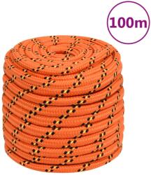 vidaXL Franghie de barca, portocaliu, 18 mm, 100 m, polipropilena GartenMobel Dekor (152684)