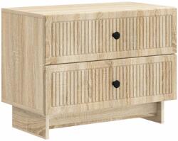 vidaXL Noptiera cu 2 sertare, stejar sonoma, 62 x 34, 5 x 47, 5 cm (893857)