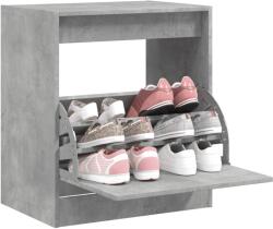 vidaXL Pantofar, gri beton, 60x42x69 cm, lemn compozit GartenMobel Dekor (839983) Pantofar
