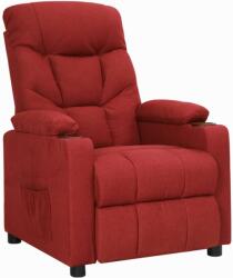 vidaXL Fotoliu rabatabil, rosu vin, material textil GartenMobel Dekor (339085)