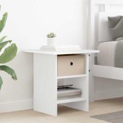 vidaXL Noptiera cu sertar Alb 41 x 40 x 45 cm Lemn compozit GartenMobel Dekor (8000436)