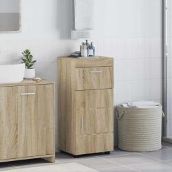 vidaXL Set dulap baie cu sertar TULUM Stejar Sonoma 37 x 31, 5 x 82 cm GartenMobel Dekor (880343)