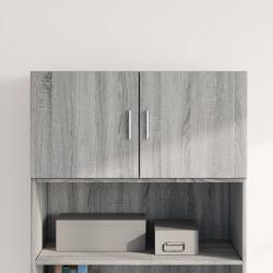 vidaXL Dulap de perete, gri sonoma, 80x42, 5x40 cm, lemn compozit GartenMobel Dekor (846129) Comoda