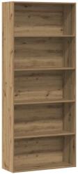 vidaXL Biblioteca, stejar artizanal, 80x30x189 cm, lemn prelucrat GartenMobel Dekor (3314677) Biblioteca