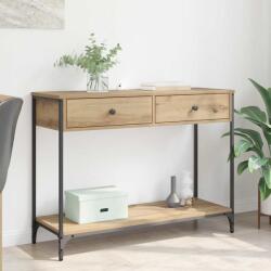 vidaXL Masa de consola cu sertar Stejar Artizanal 100 x 34, 5 x 75 cm GartenMobel Dekor (882242)