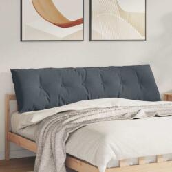 vidaXL Perna pentru spate Gri închis 180 x 50 cm Tesatura din corduroy GartenMobel Dekor (42014934)