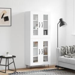 vidaXL Dulap înalt, alb, 69, 5x34x180 cm, lemn compozit GartenMobel Dekor (3198305) Comoda