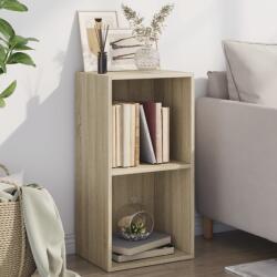 vidaXL Biblioteca 2 rafturi stejar sonoma 40x30x76, 5 cm lemn prelucrat GartenMobel Dekor (800930) Biblioteca