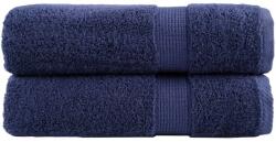 vidaXL Prosoape de dus premium SOLUND 2 buc bleumarin 70x140cm 600 gsm GartenMobel Dekor (137260) Prosop