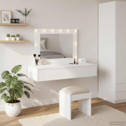 vidaXL Masa de Machiaj cu sertar Alb 100 x 40 x 70 cm Lemn compozit GartenMobel Dekor (865235)
