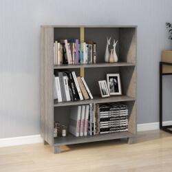 vidaXL Raft carti „HAMAR gri deschis 85x35x112 cm, lemn masiv de pin GartenMobel Dekor (340487) Biblioteca