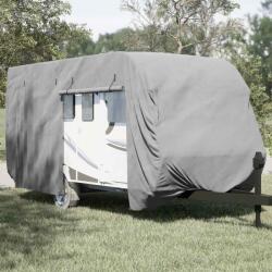 vidaXL Husa de rulota gri 550x250x220 cm Tesatura netesuta GartenMobel Dekor (4015866)