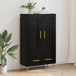 vidaXL Bufet cu sertar Stejar Negru 69, 5 x 31 x 115 cm Lemn compozit GartenMobel Dekor (882561) Comoda
