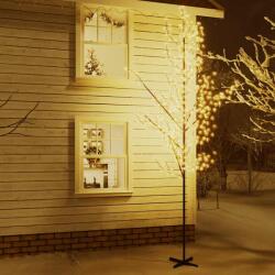vidaXL Copac cu flori de cires cu LED, 672 LED-uri alb calde, 400 cm GartenMobel Dekor (345135)