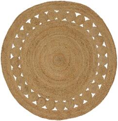 vidaXL Covor natural Ø 120 cm Iuta GartenMobel Dekor (42010800) Covor