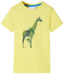 vidaXL Tricou pentru copii, galben, 92 GartenMobel Dekor (12264)