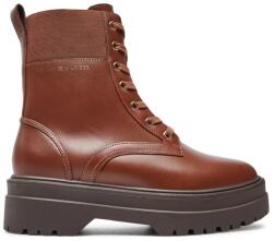 Tommy Hilfiger Ghete Dama, Tommy Hilfiger, Maro, Piele Naturala (FW0FW08440-GPK)