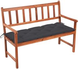 vidaXL Banca de gradina cu perna, 120 cm, lemn masiv de acacia GartenMobel Dekor (3063783)