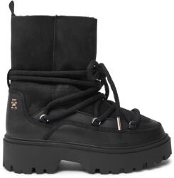 Tommy Hilfiger Ghete dama pentru zapada, Tommy Hilfiger, Piele intoarsa, Interior din lana (FW0FW08085BDS)