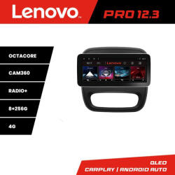Lenovo Navigatie Renault Trafic 2014-2018 Lenovo PRO 12.3 inch QLED 8GB+256GB 4G (kit-rt09+PRO-12.3-8+256_v2)