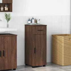 vidaXL Dulap de Baie cu usa Stejar brun 30 x 35 x 80 cm Lemn compozit GartenMobel Dekor (883331)