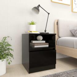 vidaXL Noptiere, 2 buc. , negru, 40x40x50 cm, PAL GartenMobel Dekor (806160)