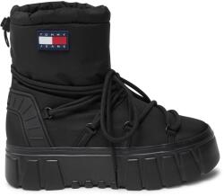 Tommy Jeans Cizme dama pentru zapada, Tommy Jeans, TJW Hybrid Boot, Negru (EN0EN02601BDS-37)