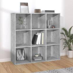 vidaXL Biblioteca, gri beton, 98x29x97, 5 cm, lemn prelucrat GartenMobel Dekor (801129) Biblioteca