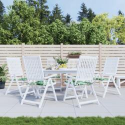vidaXL Perne de scaun, model frunze, 6 buc. , 50x50x4 cm, textil GartenMobel Dekor (361070)