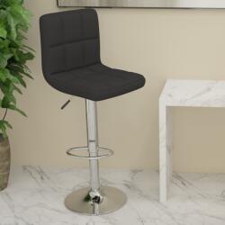 vidaXL Scaun de bar, negru, material textil GartenMobel Dekor (334235)