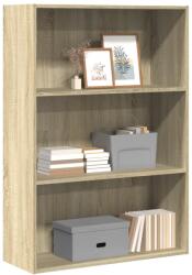 vidaXL Biblioteca, stejar sonoma, 80x30x114 cm, lemn prelucrat GartenMobel Dekor (857933) Biblioteca
