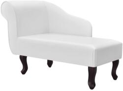 vidaXL Sezlong, alb, piele ecologica GartenMobel Dekor (242405)