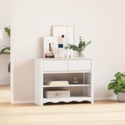 vidaXL Masa de Consola "DRAMMEN" Alb 89, 5x37x73 cm Lemn Solid Pin GartenMobel Dekor (42003047)