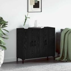 vidaXL Bufet Negru 90 x 34 x 80 cm Lemn compozit GartenMobel Dekor (879585) Comoda