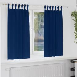 vidaXL Perdele Opaque cu Inel 2 pcs Albastru închis 175 x 140 cm GartenMobel Dekor (4107584)